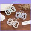 Colorful 8.9cm Acrylic Hair Claw Clip With Charming Bowknot For Trendy Hairstyles