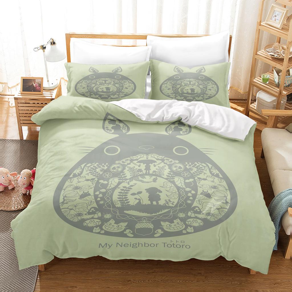 Anime Home Bedroom Comforte Nordic Polyester Material Suitable for Children and Adults 3-piece Set