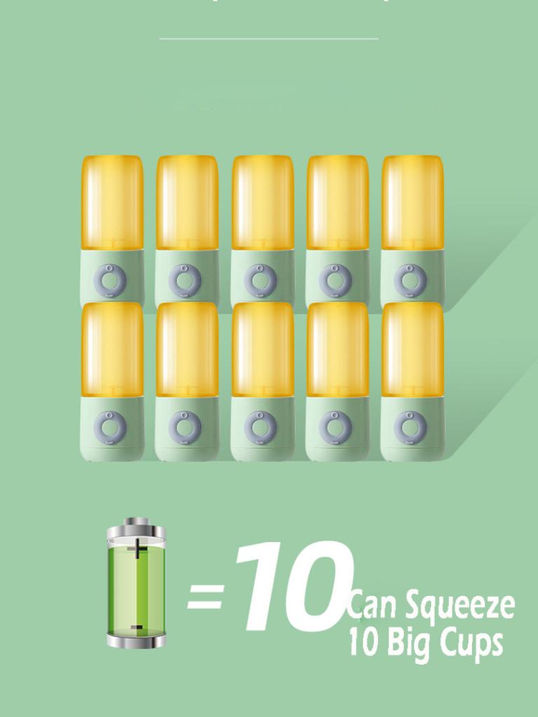 500ML Sechs-messer Elektrische Entsafter Smoothie Mixer Tasse Mini Tragbare USB Mixer Drahtlose Presse Entsafter Lade Hand entsafter