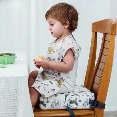 Dětská Zvýšená Podložka na Židli Přenosná Vodotěsná Houbová Podložka Nastavitelná Výška Jídelní Židle Polštáře Domácí Sedáky