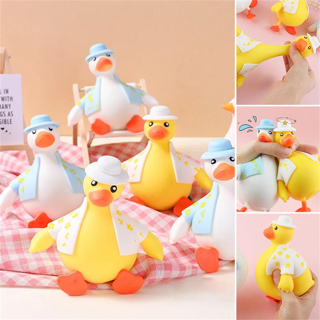 Stress Relief Toys Dress Up Ducks, Funny Stretchy Soft Ducks Squishied Toys, Squishied Toy, Squeezed Sensory Toys For Kids & Adults 2ml