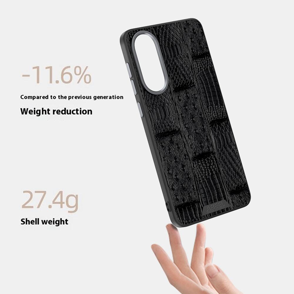 ABEEL For Samsung Galaxy S25 Edge Case Compatible with MagSafe Beast Texture Micro-Embossing Back Cover