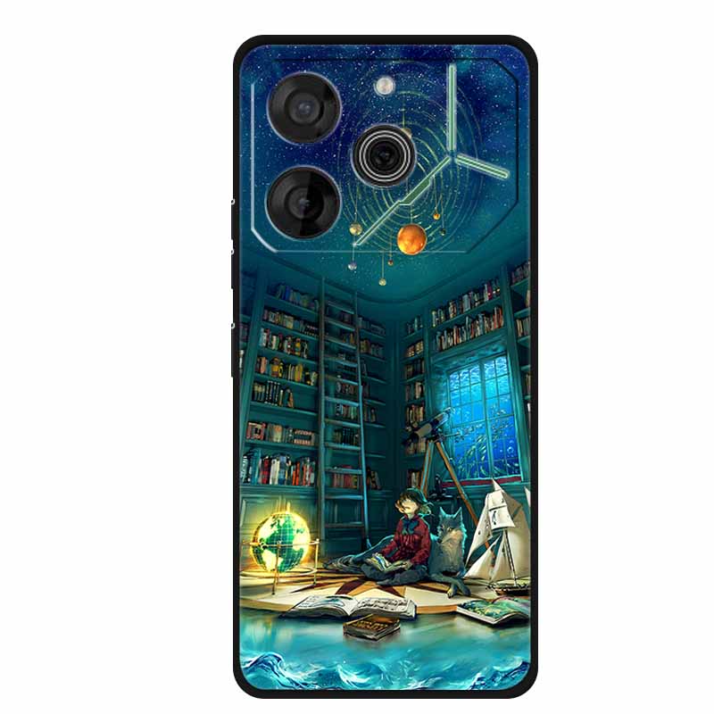 For Tecno Pova 6 Case Luxury TPU Soft Silicone Phone Cases Back Cover for Tecno Pova6 2024 6.78" Shockproof Love New Cute Coque