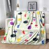1 manta con diseño de estampado Pikmin, manta ligera para sofá, cama - Suave y cálida, regalo para todas las estaciones como Navidad, Halloween