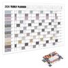2026 Wall Calendar Large Yearly Wall Calendar with Stickers Personal Time Management School Office Supplies for Organizing