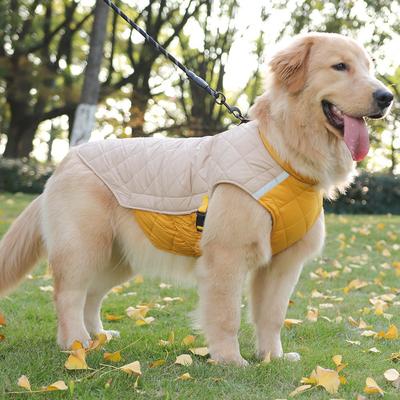 Kış Köpek Sıcak Yansıtıcı Su Geçirmez Kalınlaştırılmış Pamuk Ceket