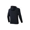 Anta Solid Color Zip Hooded Long Sleeve Jacket Men Jackets Black 152337608-2