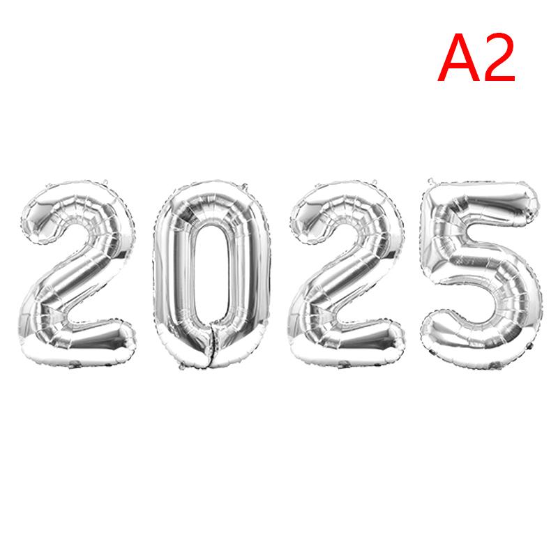 1Pc 16Inch Connection Crown 2025 Number Foil Balloons New Year 2025 Decoration Christmas Decorations For Home Decoration