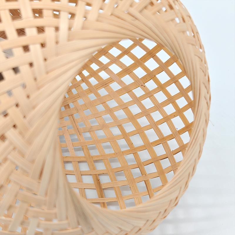 Retro Led Bamboo Woven Ceiling Lamp Corridor Aisle Living Room Ceiling Light E27 Woven Lamps Decorative Fixtures