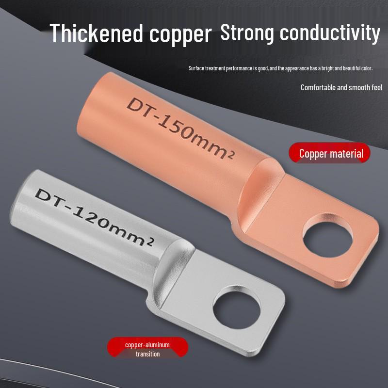 DTF Square Head Copper Oil Plug Connector - Wire Nose Terminal for 16/95/240 Sq mm Circuit Breaker Wiring.
