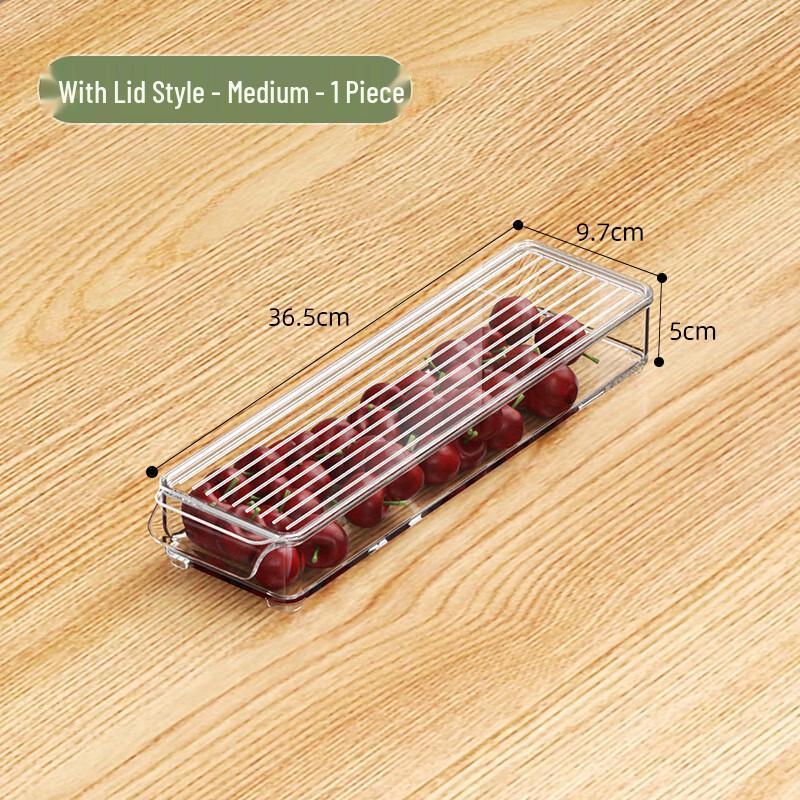 Refrigerator Organizer Boxes with Handles