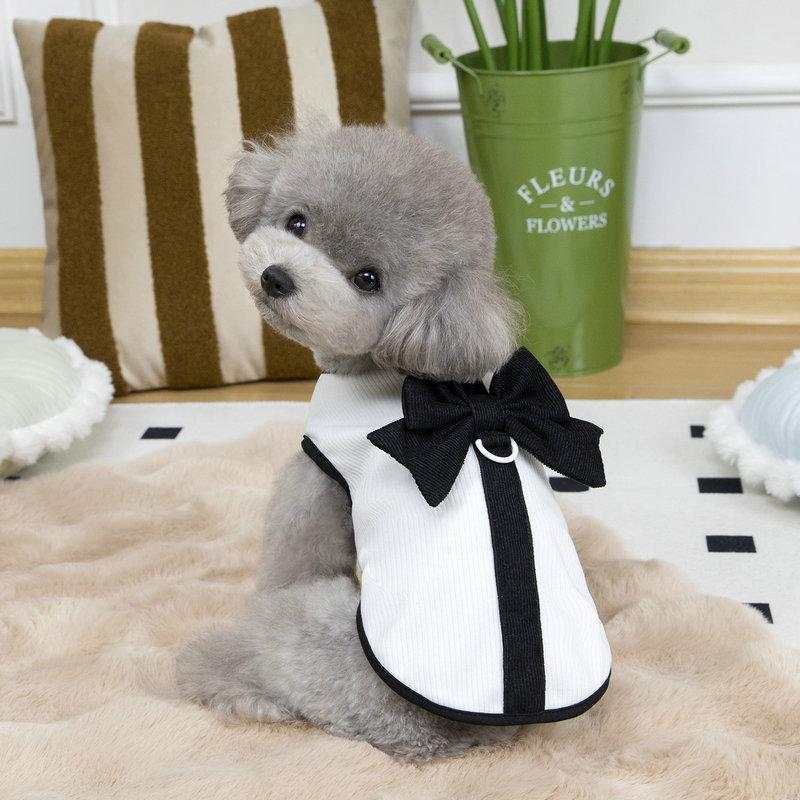 Summer Dog Clothes for Poodles and Bichon Frises - Stylish Casual Pet Outfits, 25th Anniversary Couple Formal Wear, Cat Clothing