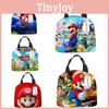 Bros Super Mario Lunch Bag Insulated Food Handbags Case For School Gifts Picnic