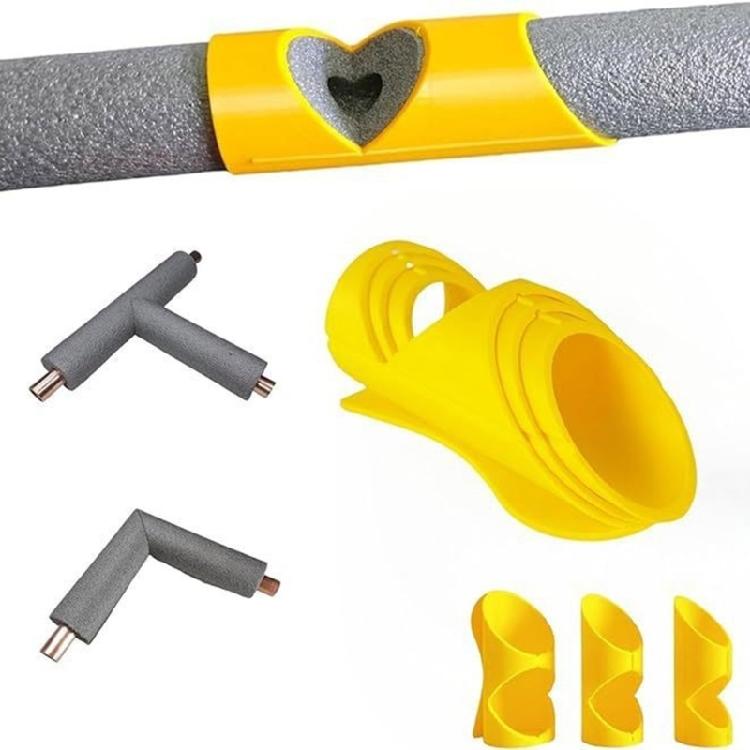 3Pcs Foam Pipe Insulation Cutting Guide Foam Pipe Cutter Tool Three Tube Insulation Cutting Fixture Insulation Cutting