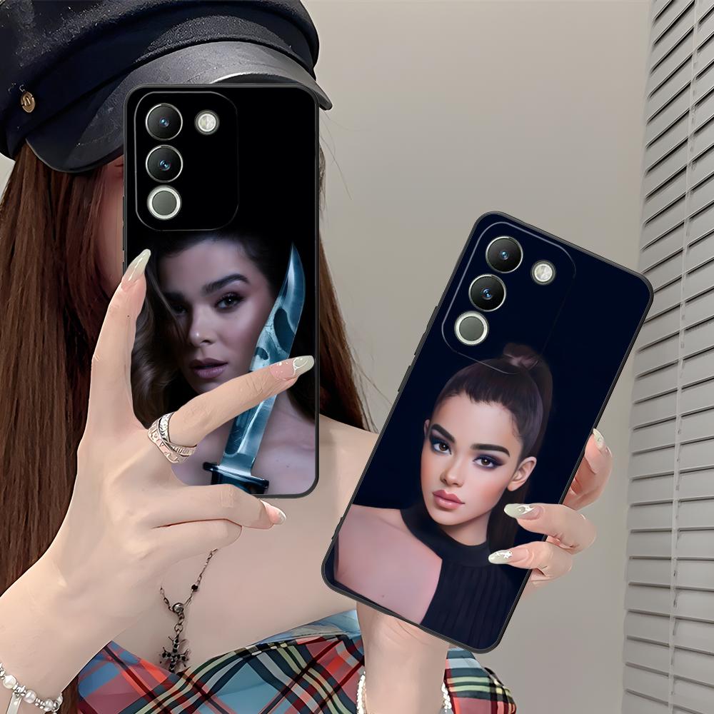 Hailee Steinfeld Matte TPU Mobile Phone Case for VIVO V60 V50 V40 V30 V29 V27 V25 V23 Pro Lite 5G Colorful Printing Cover