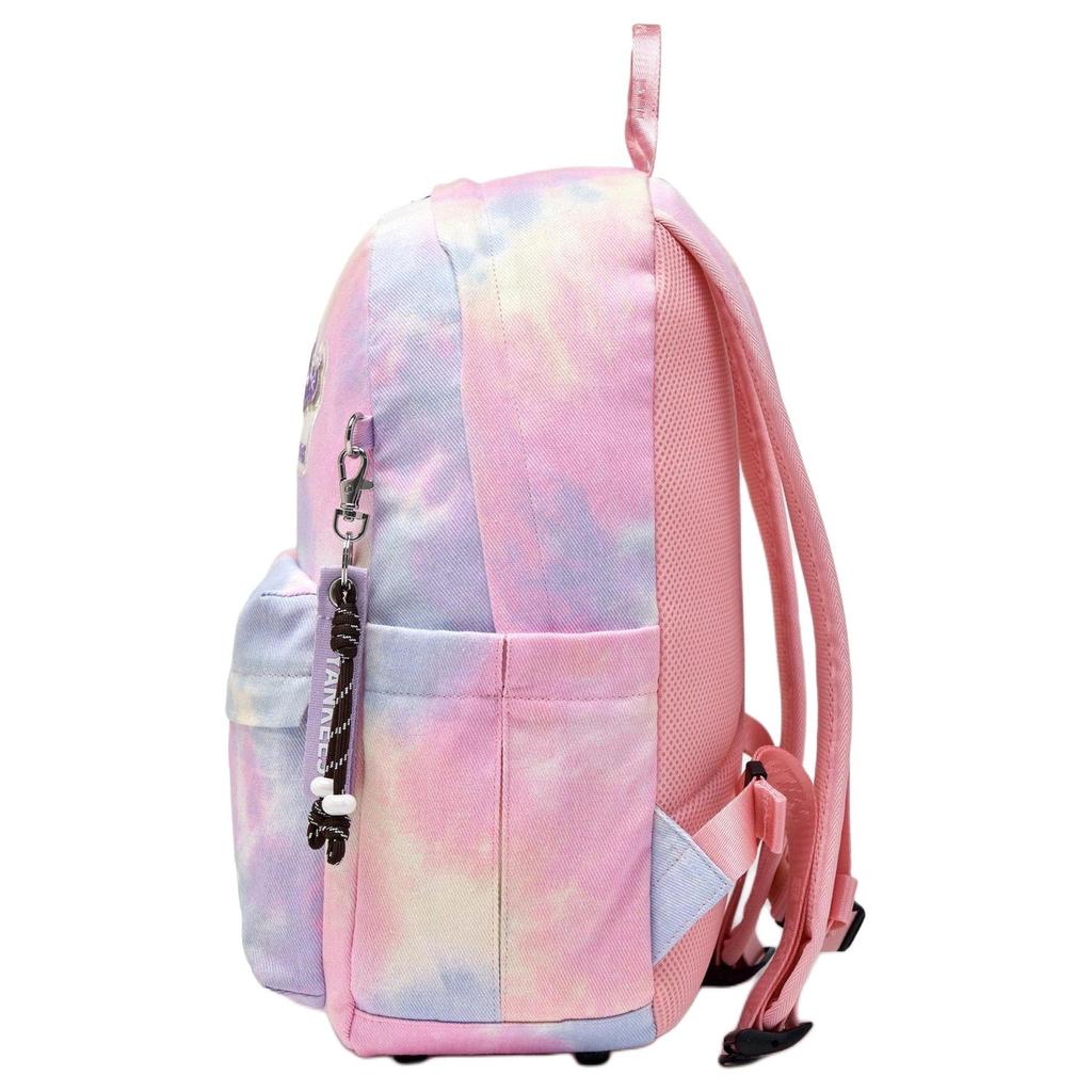 MLB New York Yankees Logo Zipper Closure Cotton Polyester Backpack Women backpack Pink 7FBKB116N-50PKL