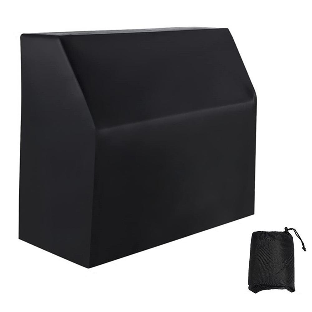 Husa Negră Oxford 420D pentru Pian Husa Impermeabilă și Protectoare împotriva Prafului cu Acoperire Argintie Husa de Praf pentru Instrument Accesoriu pentru Mobilier