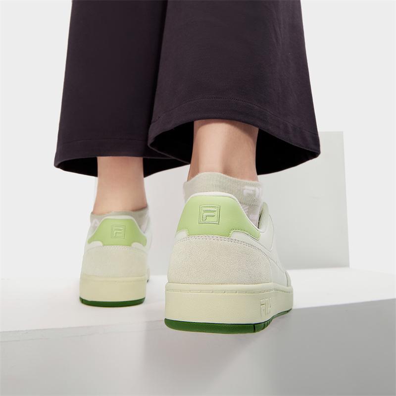 Fila Targa Versatile Fresh College Style Fashion Durable Low-Top Sneakers Women Sneakers White Green F12W432204FGL