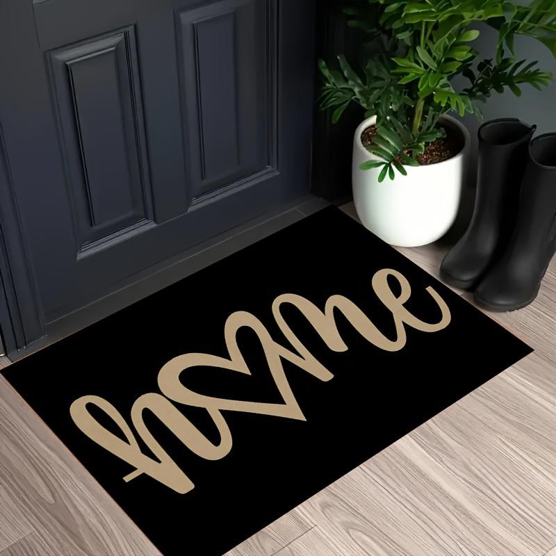 1 love doormat for entrance door, bathroom, living room, home decoration, spring decoration