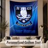 Custom Text Tapestry Sheffield Wednesday FC Print Wall Tapestry Indoor Living Room Wall Decor