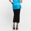 Kimjisu Shirring Layered Slit Skirt _ Black