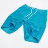 Champion Cotton USA Shorts with Teal Size M Men's One-Point Logo, Basic, Blue, (C3-X516)