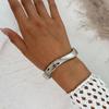 Minority Design Spring Bangles Metal Exaggerated Bracelet Exaggerated Wide Open Bangle  Girls