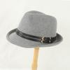 Autumn and Winter New Top Hat Women's British Retro Woolen Hat Belt Felt Hat Fashionable Jazz Hat Trendy and Versatile
