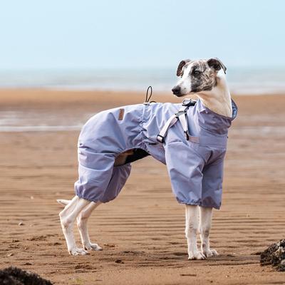 Yousheng Dog Raincoat with Harness for Small Medium Dogs Adjustable Dog Rain Jacket Waterproof Puppy 4 Legs Raincoat with Reflective Strip