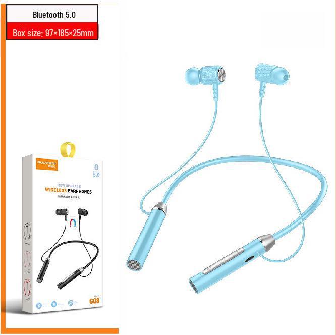 Bluetooth In-Ear Neckband Stereo: True Wireless, Long-Lasting Battery for Sports and Running.