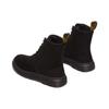 Dr. Martens Leather Round Toe Lace-Up Short Mid-Calf Boots Unisex Boots Black 31225001