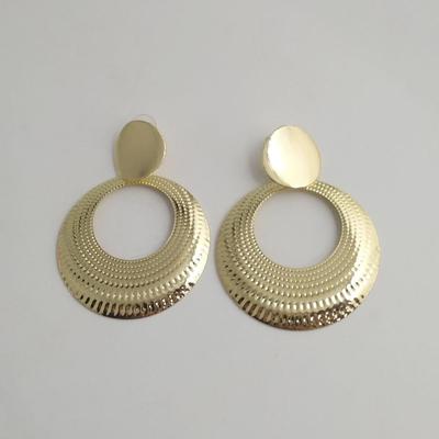 Ευρωπαϊκά και Αμερικανικά Μοντέρνα Γεωμετρικά Στρογγυλά Σκουλαρίκια - Απλό Στυλ