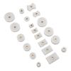 20pcs Watch Case Press Die Kit Watch Case Back Nylon Fitting Dies Set Professional Watch Repair Tool for Watchmakers