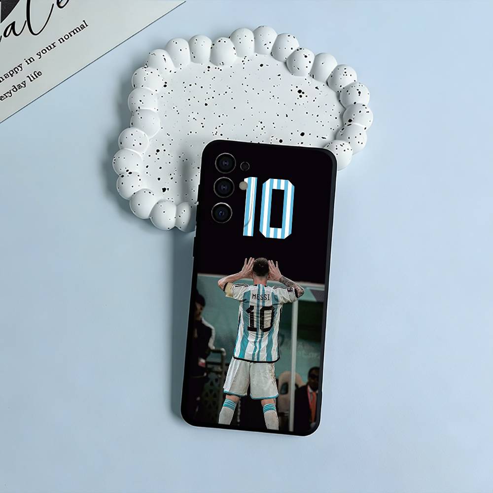 

M-Messi-10 basketball Black Soft Silicone Phone Case for Samsung S25, S24, S21, S22, S23, S30, Ultra, S20, Plus, FE, Lite Samsung S22ULTRA5G