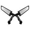 1 Pair Universal Fit for KTM Motorcycle Rearview Mirrors, Foldable Design, Flat Lens Side Mirrors for Street And Track Use