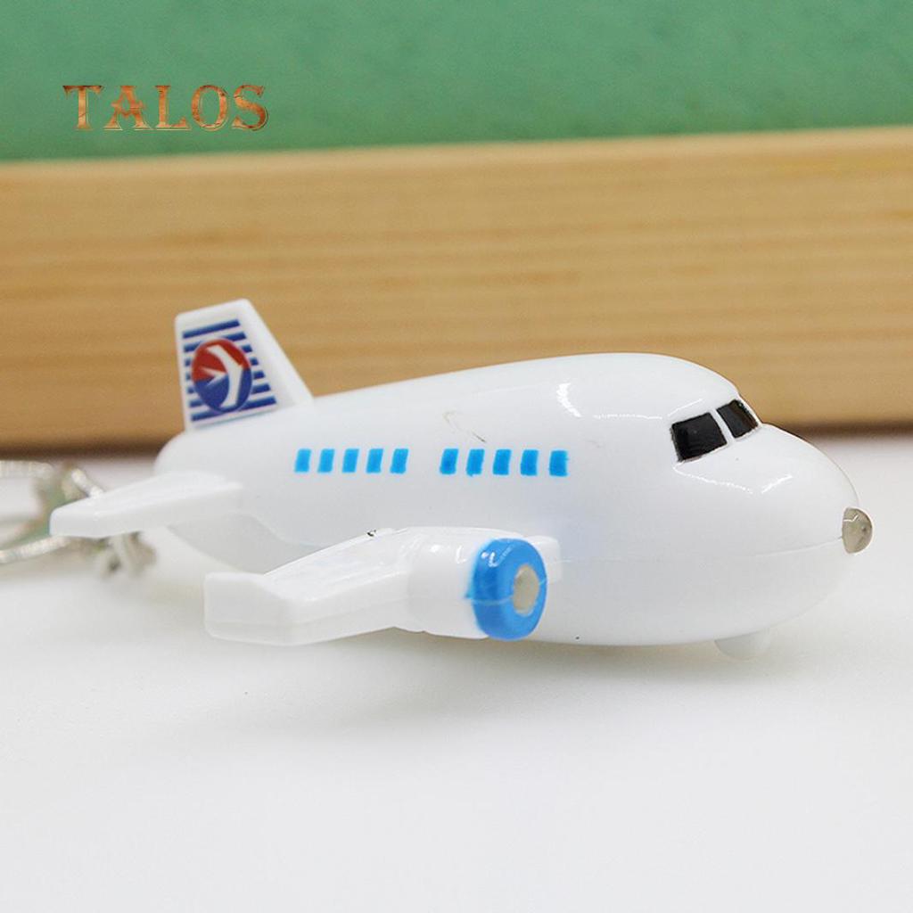Portachiavi LED Suono Aereo Carino Portachiavi Auto Decorazione da Appendere per Borsa Ciondolo Sospeso Regalo