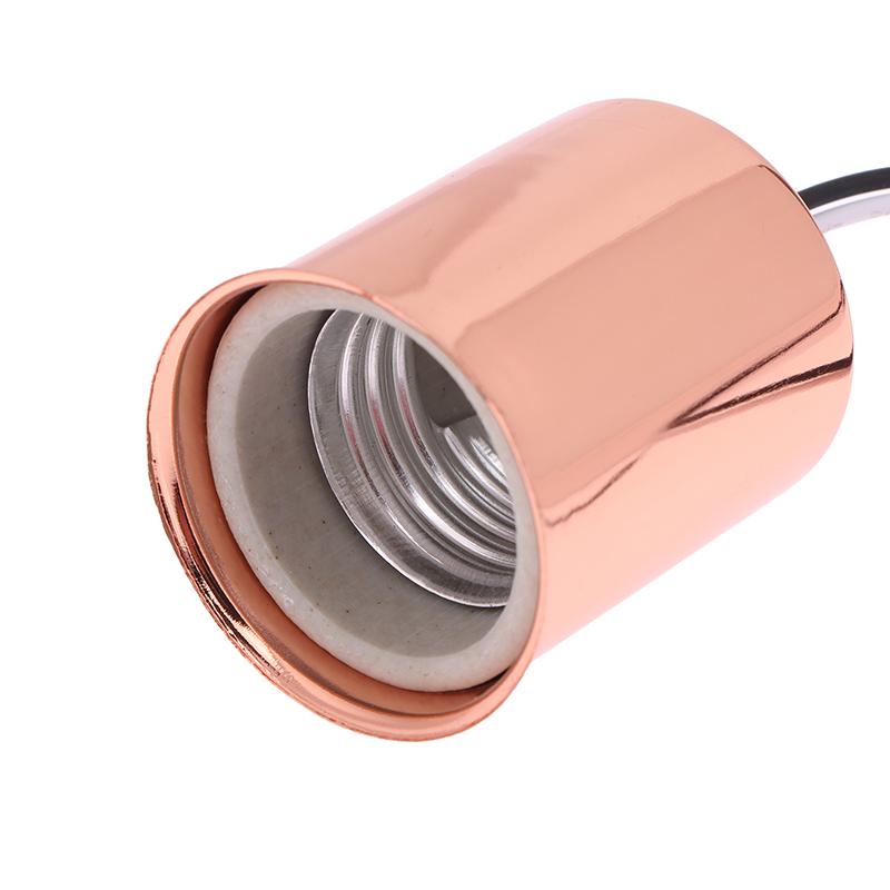 E27 Ceramic Screw Light Base Light Socket Round Led Filament Lamp Holder Indoor Led Lamp Part Easy To Install For Led Light