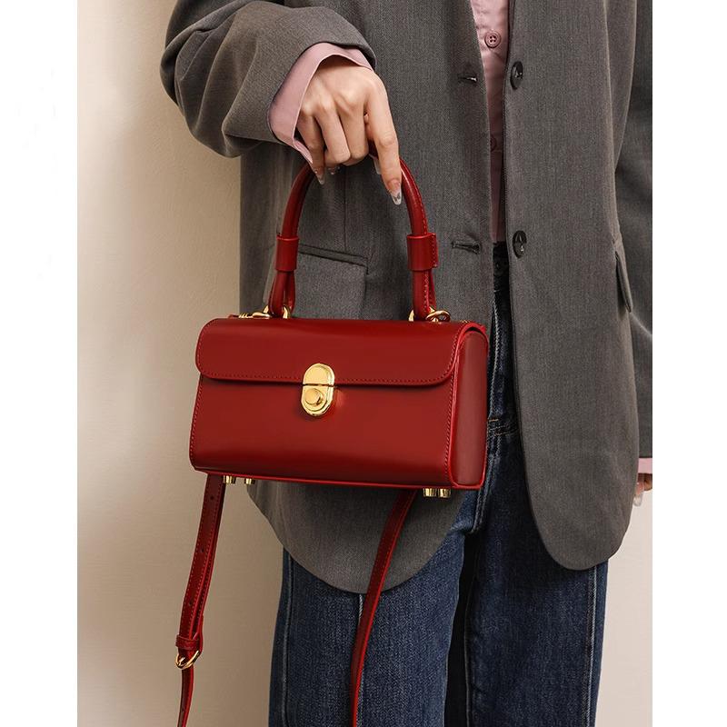 Luxury Bridal Red Wedding Bag High Quality Largr Capacity Handbag Korean Temperament Elegant Women's Versatile Shoulder Bags