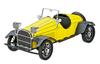 3D Paper Puzzle Classic Car Yellow Urano Paper Craft Car