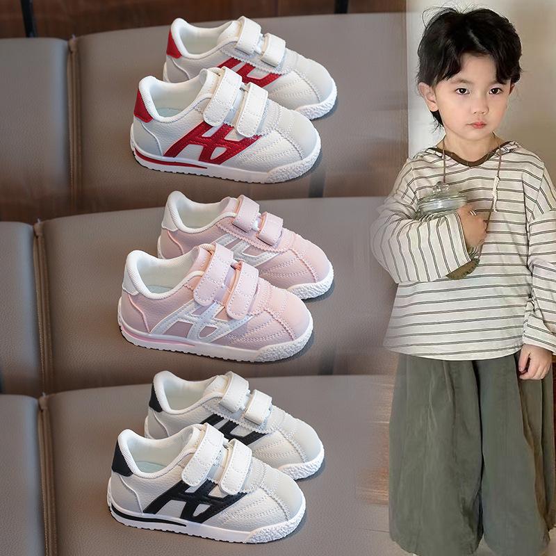 Scarpe Antiscivolo Morbide con Velcro per Bambini - Scarpe Basse Sportive per Bambino Primavera/Autunno
