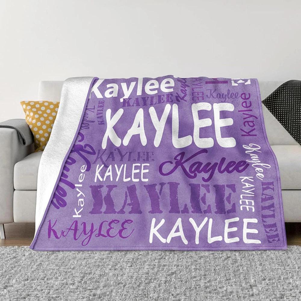 Personalized customized blankets with names, customized children s linen blankets, Christmas blankets, women s and men s gifts 75cmx90cm