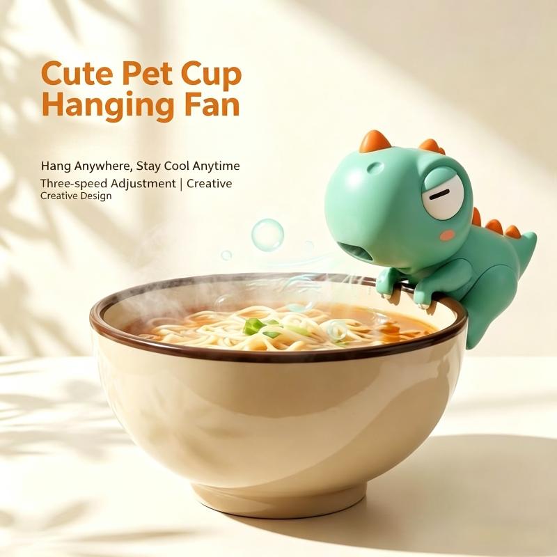 Portable Food Cooling Fan Compact Space Saving Fast Cooling for Soup Noodle Cups Bowls Small Apartment Kitchen Gadget