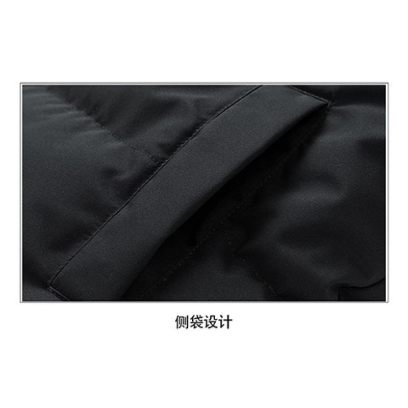 Unisex White Puffer Vest Stand Collar Loose Warm Winter Gilet Thickened Top