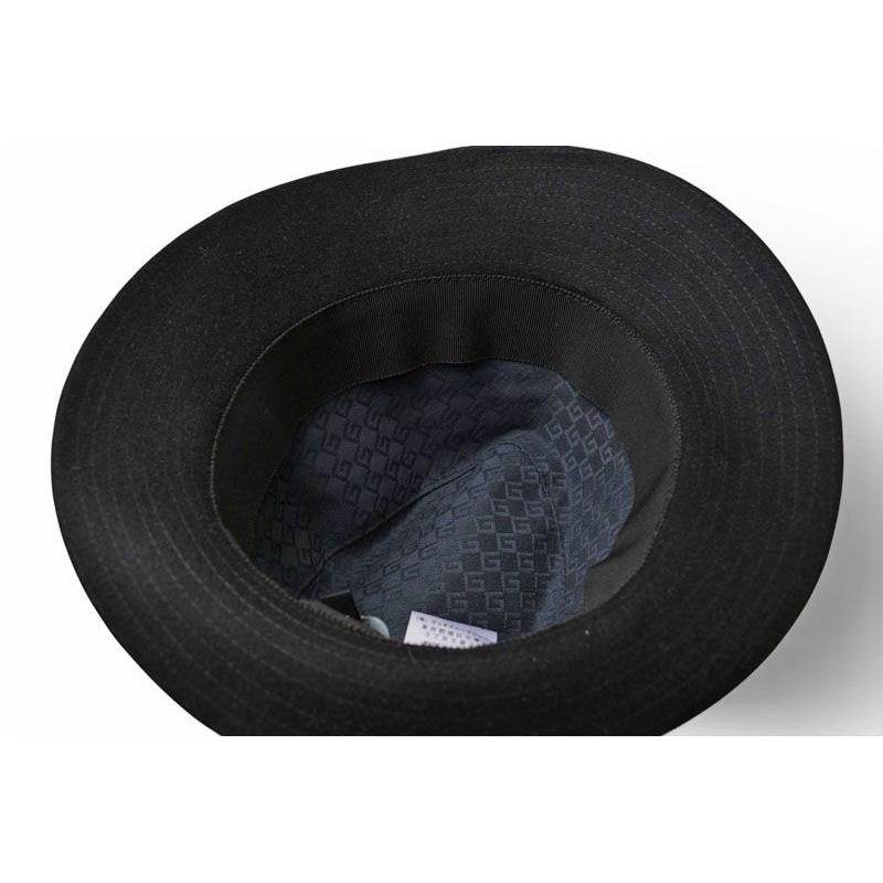 Used Gucci Hat/hat GUCCI Bucket Hat Rabbit Black 102580 L Size/approx. 59cm [Used]