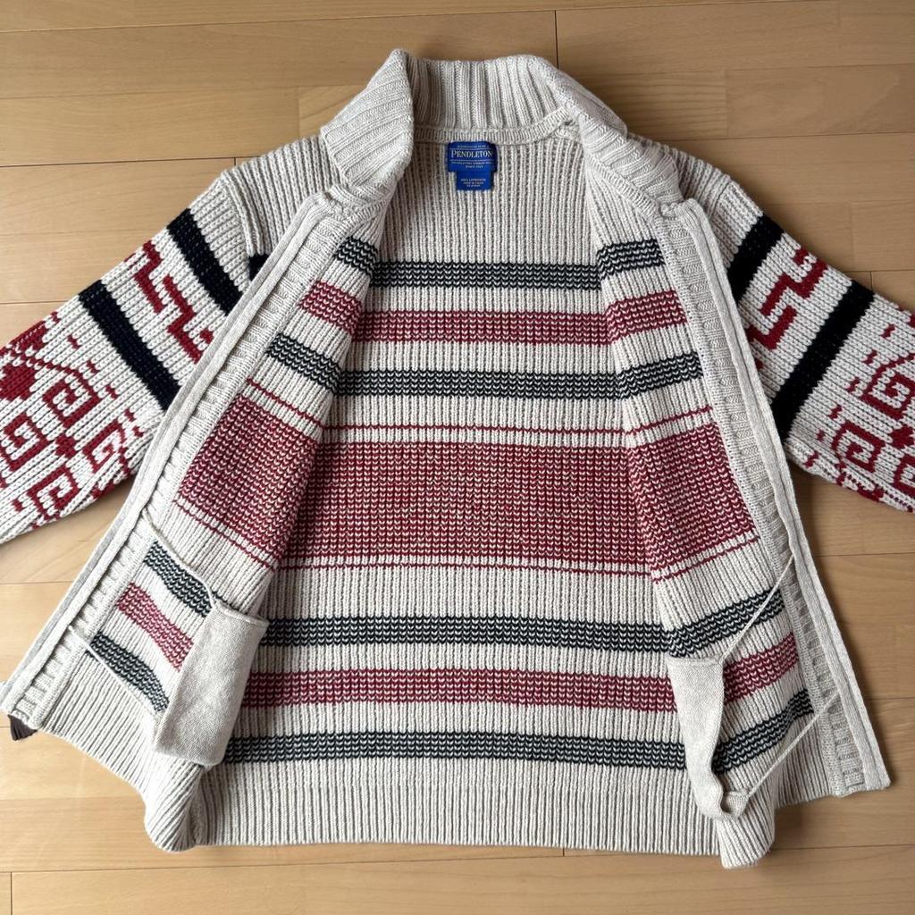 Used PENDLETON Westerly L Reprint Cowichan Knit Dude