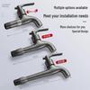 Extended Quick-Open Balcony Faucet