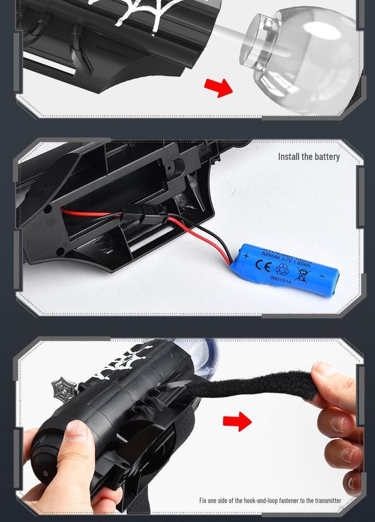 Spider Hero Electric Water Gun Launcher Wrist Toy for Kids