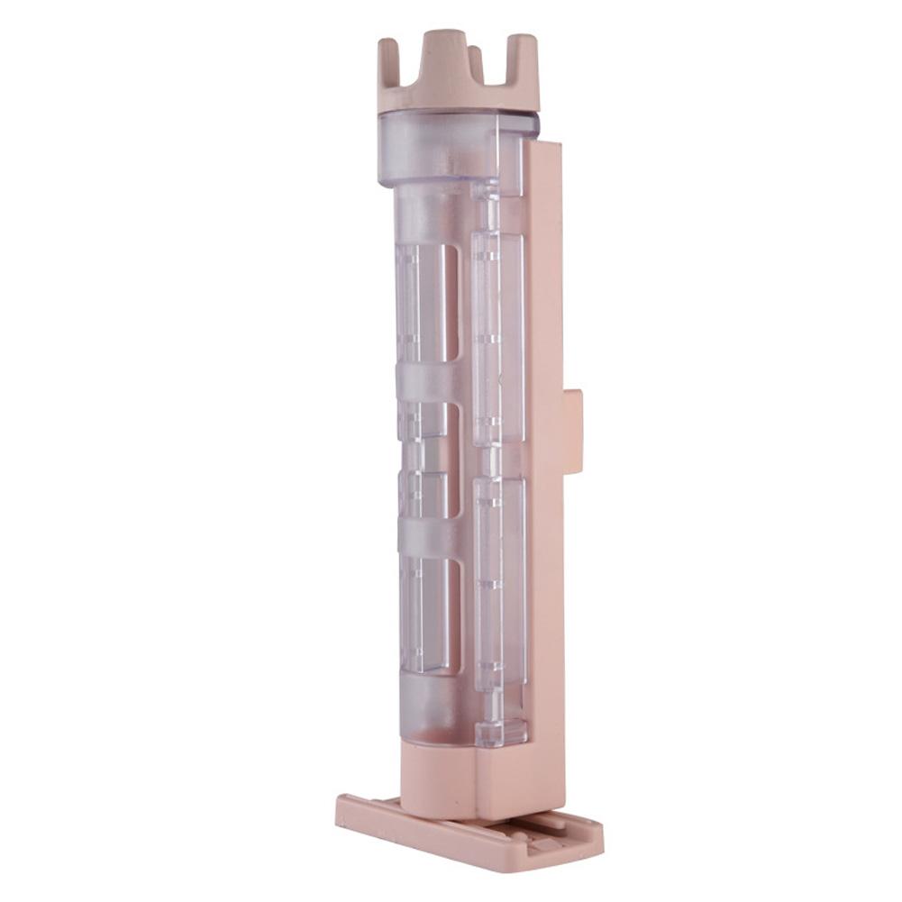 Fishing Rod Holder Adjustable Fishing Rod Stand Portable Fishing Rod Barrel Movable Base Fishing Barrel Rack for Outdoor Fishing розовый