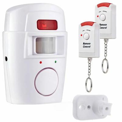 Wireless PIR Motion Sensor Detector Alarm With 2 Remote Controls Door Window For Home Shed Garage Carvan Alarm Security System