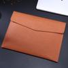 Large Capacity A4 Leather File Bag - Multifunctional Business Office Folder